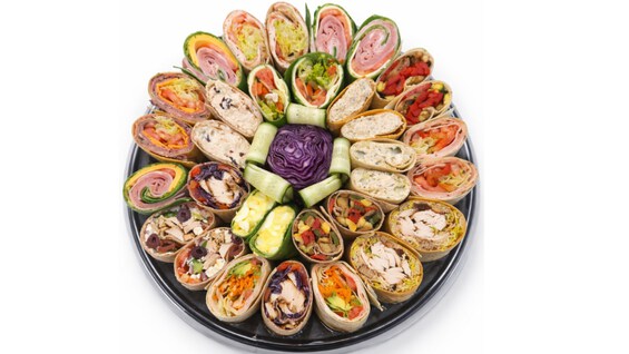 Wrap Platter With Salads
